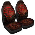 Seal of Azazel Car Seat Covers Custom Supernatural Car Accessories - Gearcarcover - 3