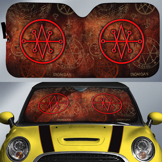 Seal of Azazel Car Sunshade Custom Supernatural Car Accessories - Gearcarcover - 1