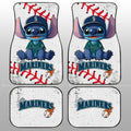 Seattle Mariners Car Floor Mats Stitch Theme Collection - Gearcarcover - 1