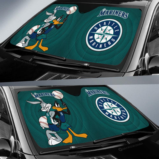 Seattle Mariners Car Sunshade Custom Car Accessories - Gearcarcover - 2