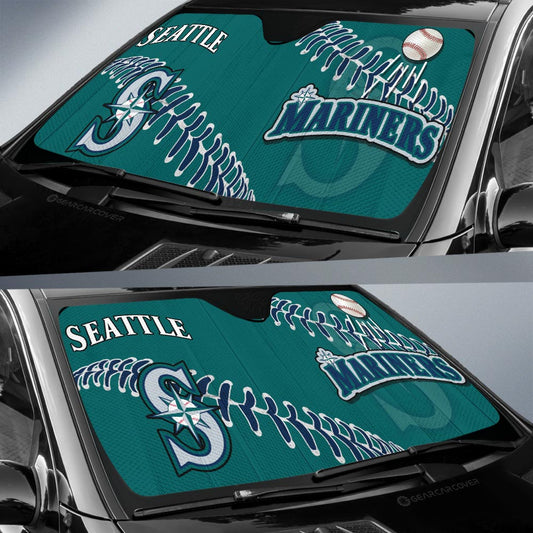 Seattle Mariners Car Sunshade Custom Car Accessories - Gearcarcover - 2