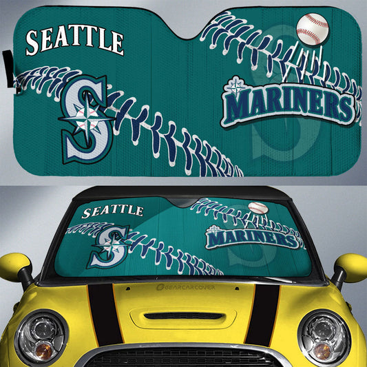 Seattle Mariners Car Sunshade Custom Car Accessories - Gearcarcover - 1