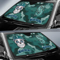 Seattle Mariners Car Sunshade Skull Theme Collection - Gearcarcover - 2