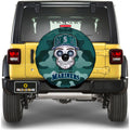 Seattle Mariners Spare Tire Covers Camera Hole Skull Theme Collection - Gearcarcover - 1
