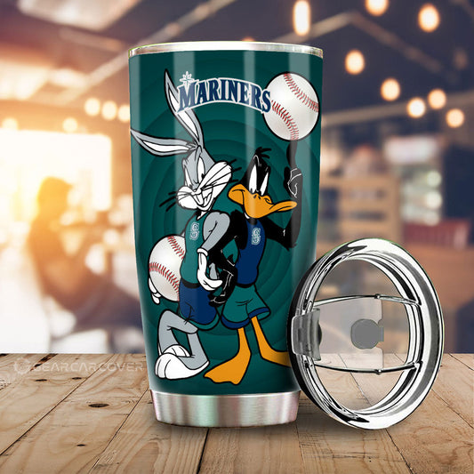 Seattle Mariners Tumbler Cup Custom Car Accessories - Gearcarcover - 2