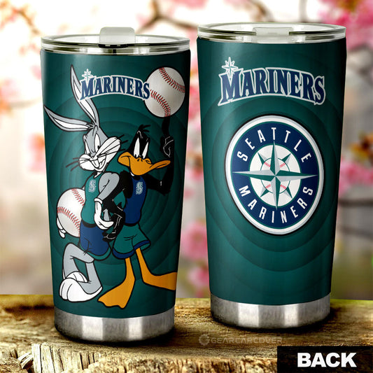 Seattle Mariners Tumbler Cup Custom Car Accessories - Gearcarcover - 1