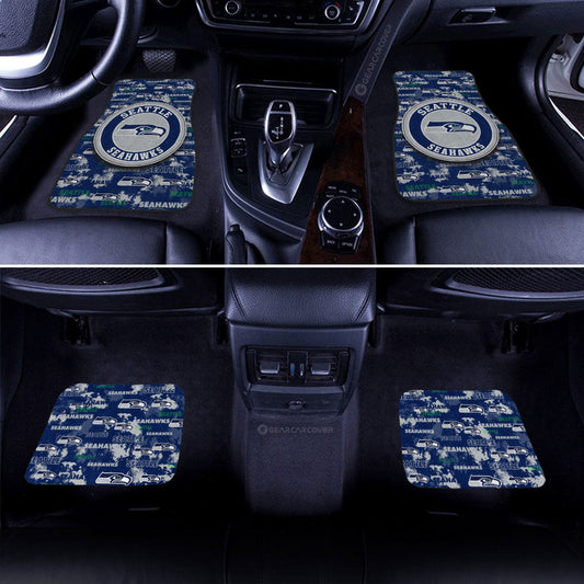 Seattle Seahawks Car Floor Mats Custom Car Accessories - Gearcarcover - 2