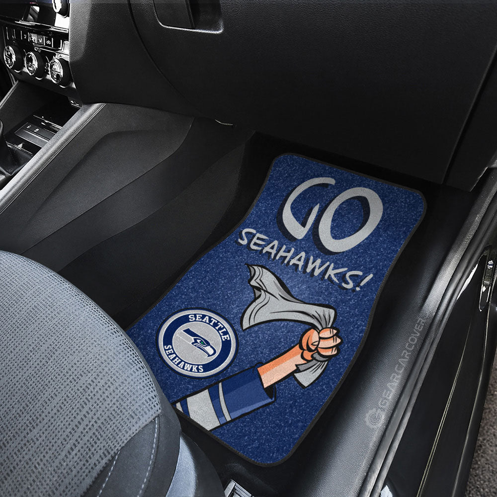 Seattle Seahawks Car Floor Mats Custom Car Accessories - Gearcarcover - 3