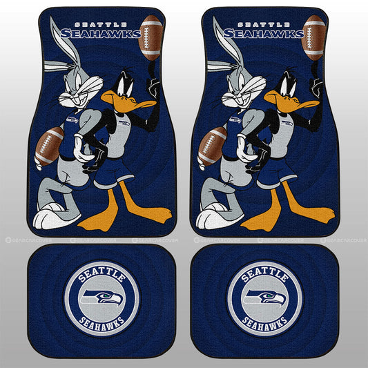 Seattle Seahawks Car Floor Mats Custom Car Accessories - Gearcarcover - 1