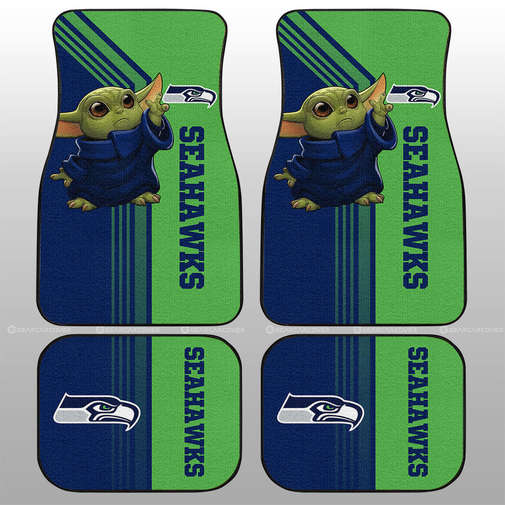 Seattle Seahawks Car Floor Mats Custom Car Accessories - Gearcarcover - 1