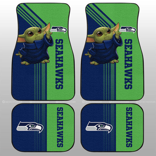 Seattle Seahawks Car Floor Mats Custom Car Accessories - Gearcarcover - 1