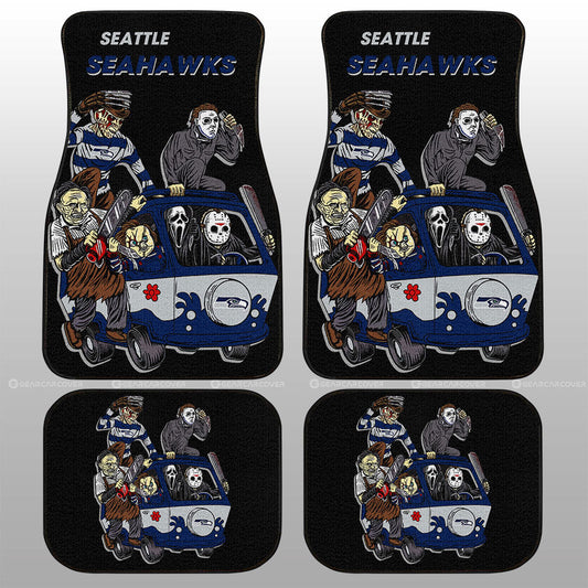 Seattle Seahawks Car Floor Mats Custom Car Accessories - Gearcarcover - 1