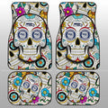 Seattle Seahawks Car Floor Mats Custom Sugar Skull Car Accessories - Gearcarcover - 1