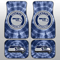Seattle Seahawks Car Floor Mats Custom Tie Dye Car Accessories - Gearcarcover - 1