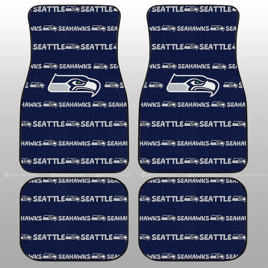 Seattle Seahawks Car Floor Mats Sporty Team Collection - Gearcarcover - 1