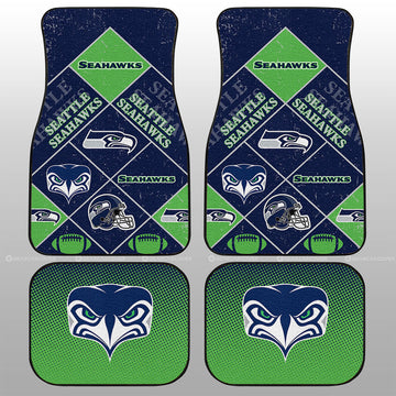 Seattle Seahawks Car Floor Mats Sporty Team Collection - Gearcarcover - 1