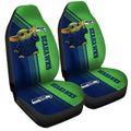 Seattle Seahawks Car Seat Covers Baby Yoda Car Accessories - Gearcarcover - 3