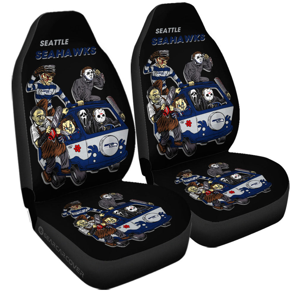 Seattle Seahawks Car Seat Covers Custom Car Accessories - Gearcarcover - 3