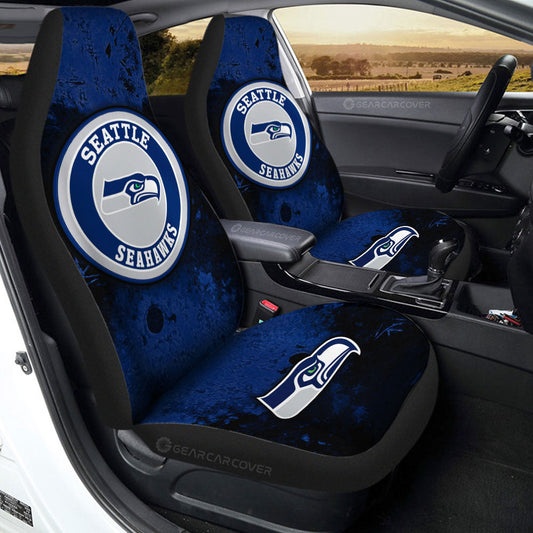 Seattle Seahawks Car Seat Covers Custom Car Accessories - Gearcarcover - 2