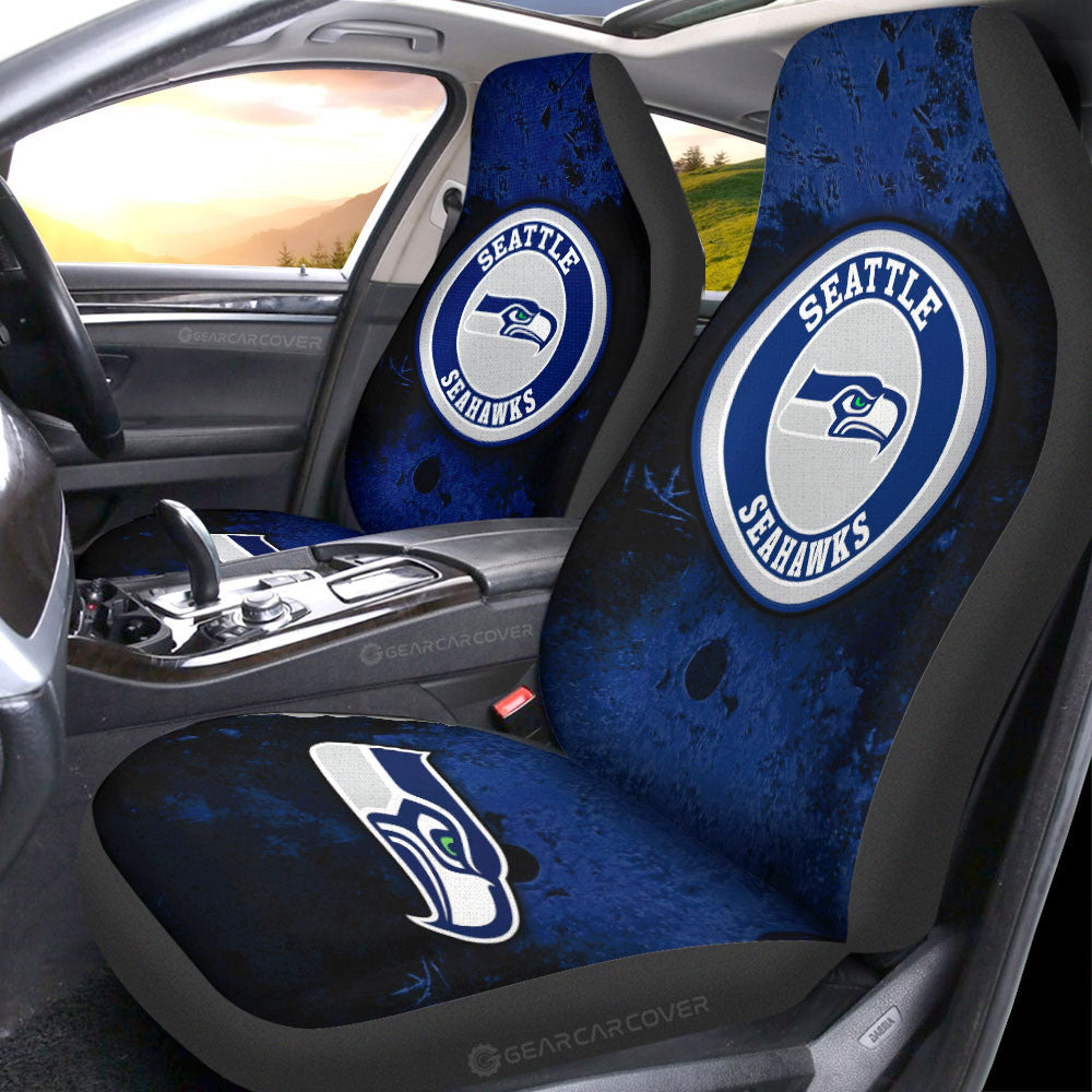 Seattle Seahawks Car Seat Covers Custom Car Accessories - Gearcarcover - 1