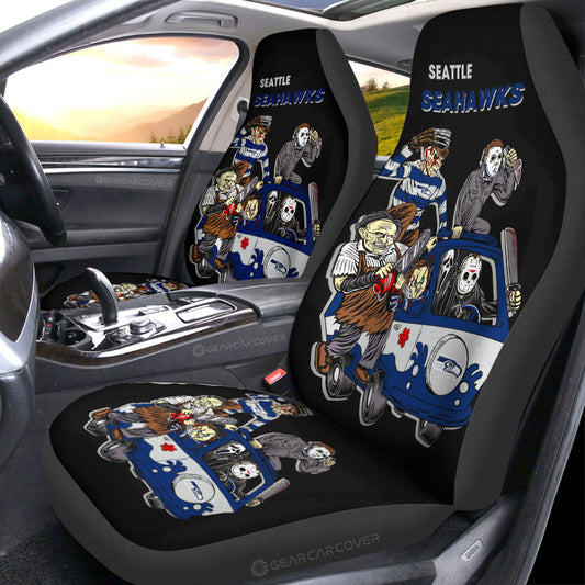 Seattle Seahawks Car Seat Covers Custom Car Accessories - Gearcarcover - 1