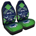 Seattle Seahawks Car Seat Covers Sporty Team Collection - Gearcarcover - 3
