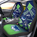 Seattle Seahawks Car Seat Covers Sporty Team Collection - Gearcarcover - 1