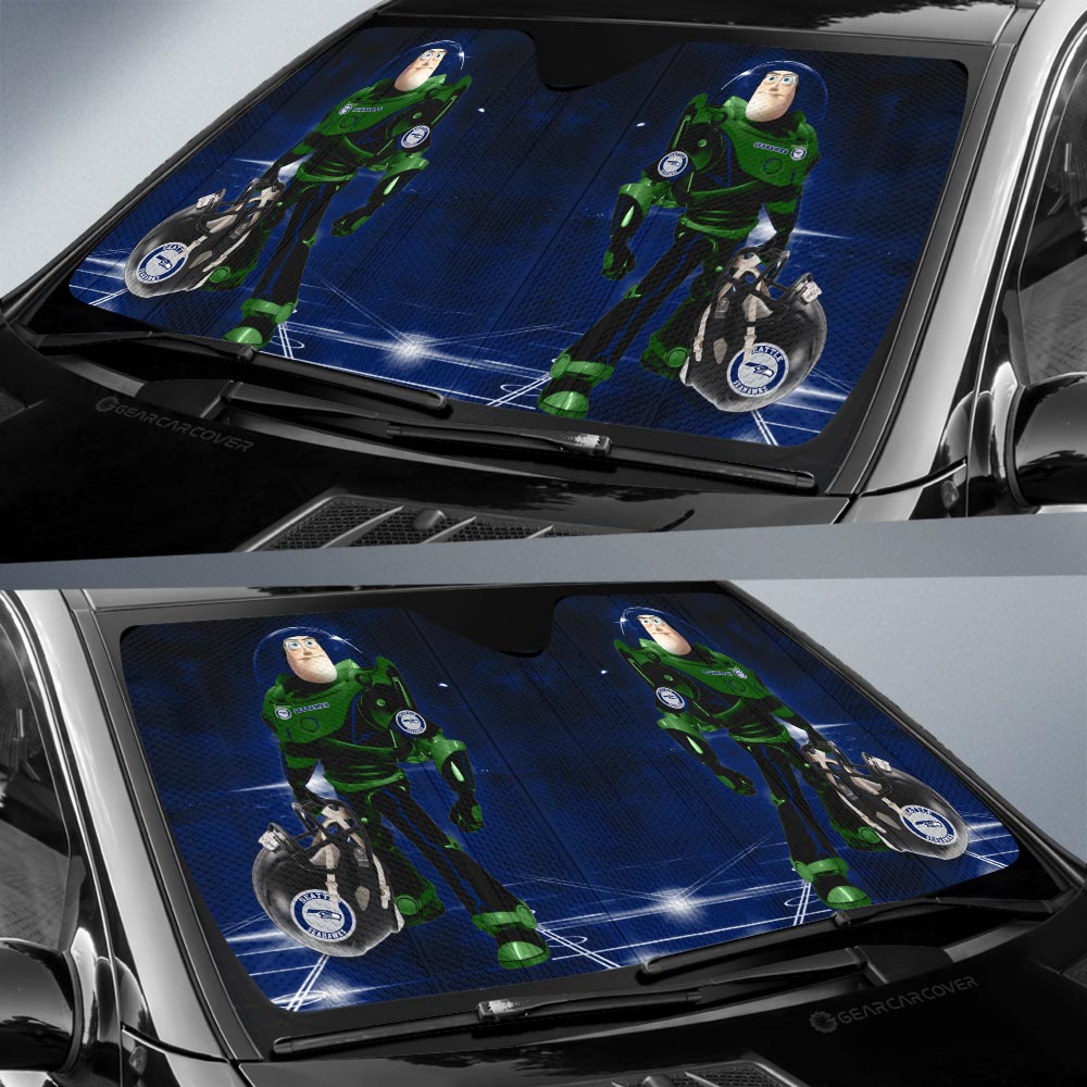 Seattle Seahawks Car Sunshade Custom Car Accessories For Fan - Gearcarcover - 2