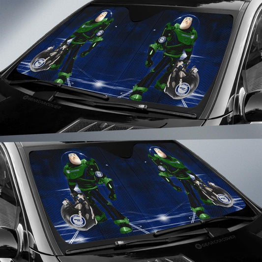 Seattle Seahawks Car Sunshade Custom Car Accessories For Fan - Gearcarcover - 2