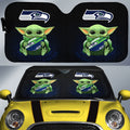 Seattle Seahawks Car Sunshade Custom Car Accessories For Fan - Gearcarcover - 1