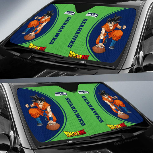 Seattle Seahawks Car Sunshade Custom Car Accessories For Fans - Gearcarcover - 2