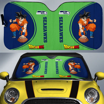 Seattle Seahawks Car Sunshade Custom Car Accessories For Fans - Gearcarcover - 1