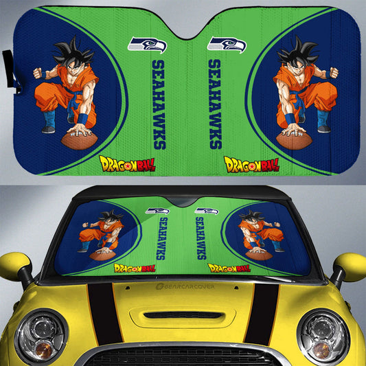Seattle Seahawks Car Sunshade Custom Car Accessories For Fans - Gearcarcover - 1
