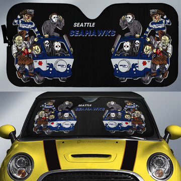 Seattle Seahawks Car Sunshade Custom Car Accessories - Gearcarcover - 1