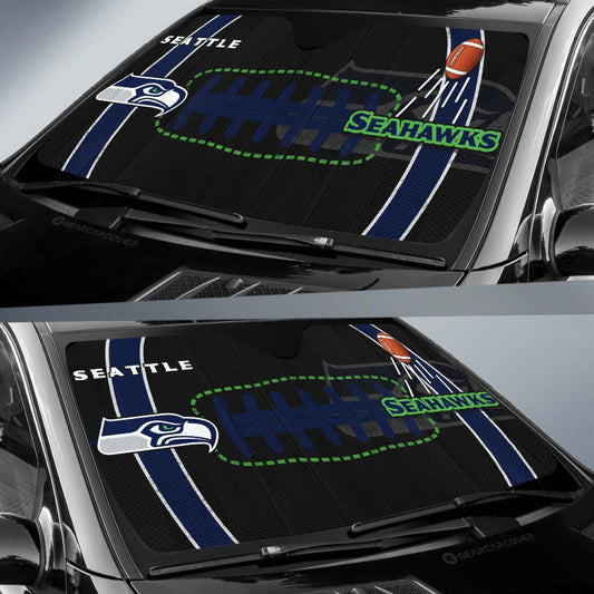 Seattle Seahawks Car Sunshade Custom Car Accessories - Gearcarcover - 2