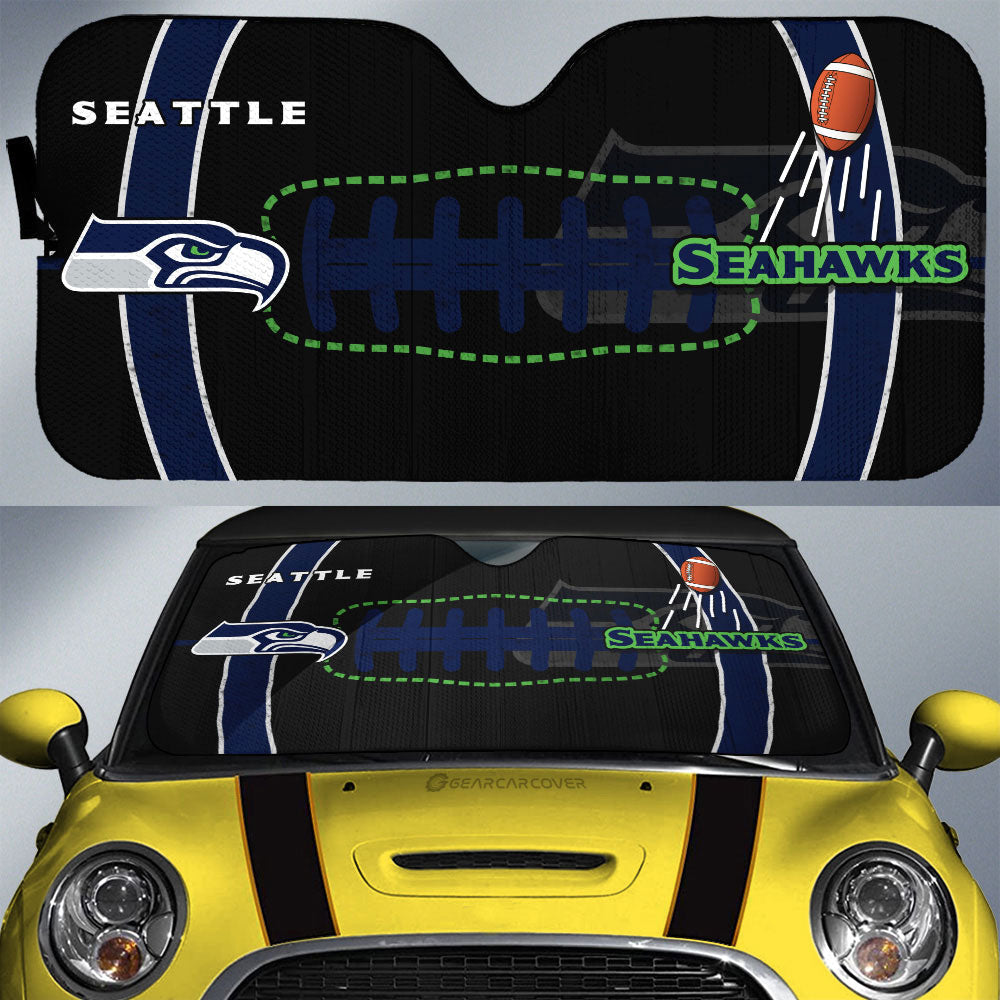 Seattle Seahawks Car Sunshade Custom Car Accessories - Gearcarcover - 1