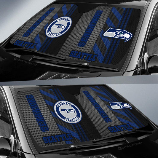 Seattle Seahawks Car Sunshade Custom Car Accessories - Gearcarcover - 2
