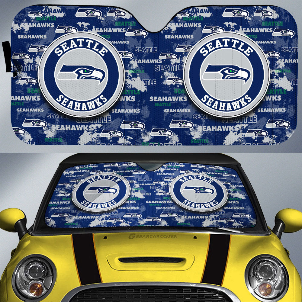 Seattle Seahawks Car Sunshade Custom Car Accessories - Gearcarcover - 1