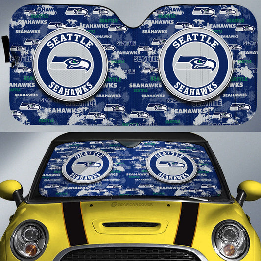 Seattle Seahawks Car Sunshade Custom Car Accessories - Gearcarcover - 1