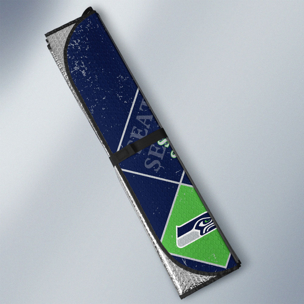 Seattle Seahawks Car Sunshade Sporty Team Collection - Gearcarcover - 3