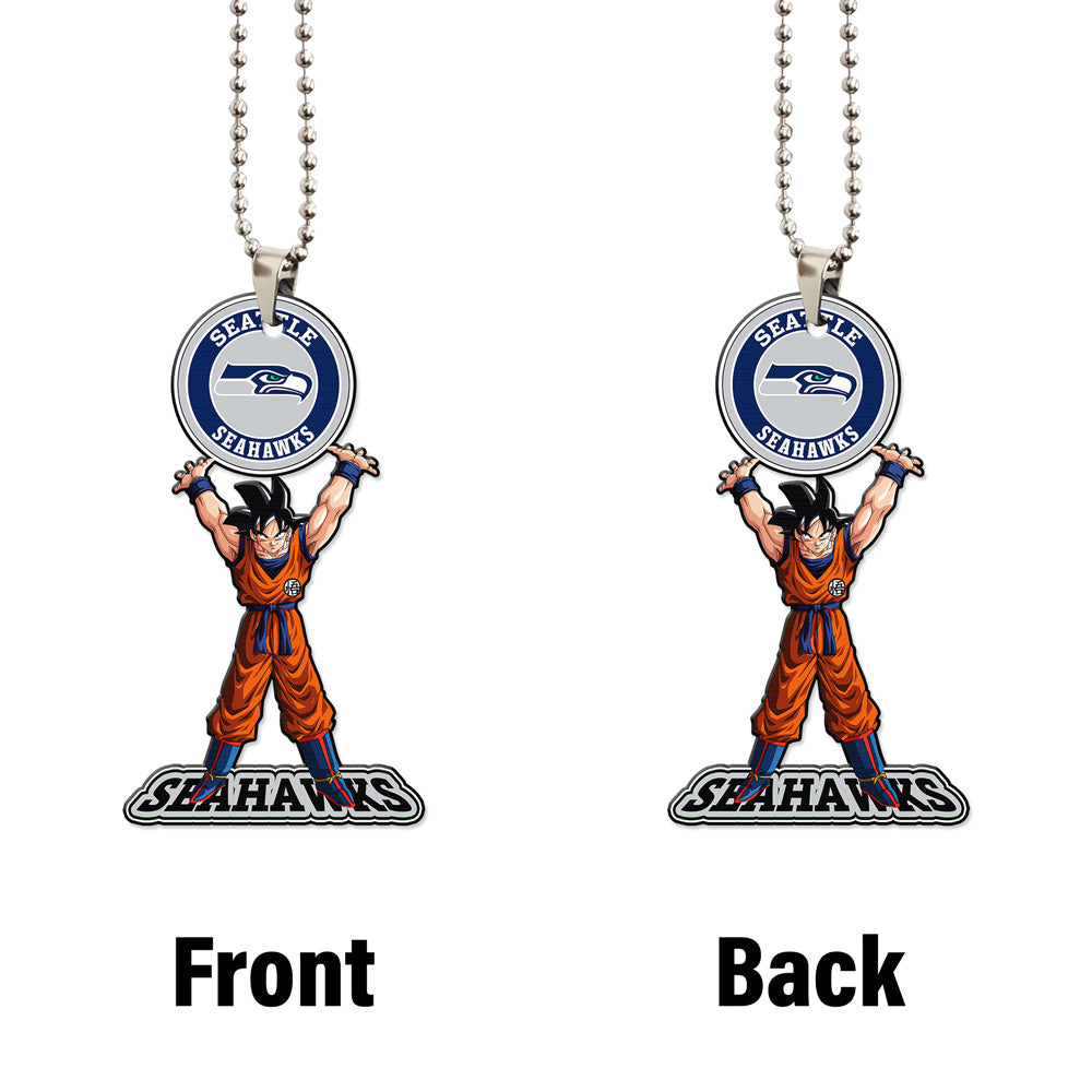 Seattle Seahawks Ornament Goku Car Accessories - Gearcarcover - 4