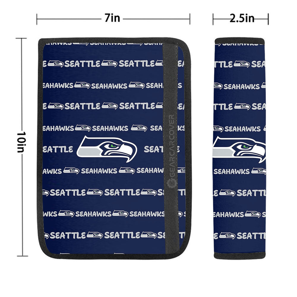 Seattle Seahawks Seat Belt Covers Sporty Team Collection - Gearcarcover - 1