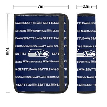 Seattle Seahawks Seat Belt Covers Sporty Team Collection - Gearcarcover - 1