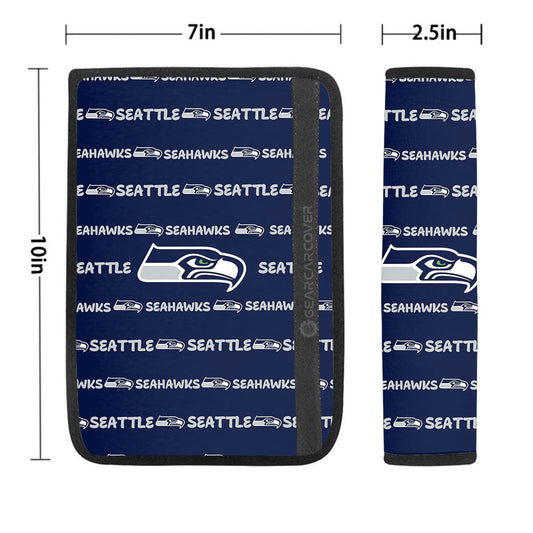 Seattle Seahawks Seat Belt Covers Sporty Team Collection - Gearcarcover - 1
