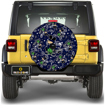 Seattle Seahawks Spare Tire Covers Camera Hole Cartoon Theme Collection - Gearcarcover - 1