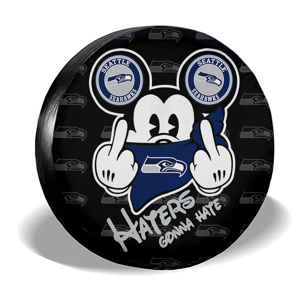 Seattle Seahawks Spare Tire Covers Custom Car Accessories - Gearcarcover - 3
