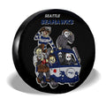 Seattle Seahawks Spare Tire Covers Horror Characters Car Accessories - Gearcarcover - 3