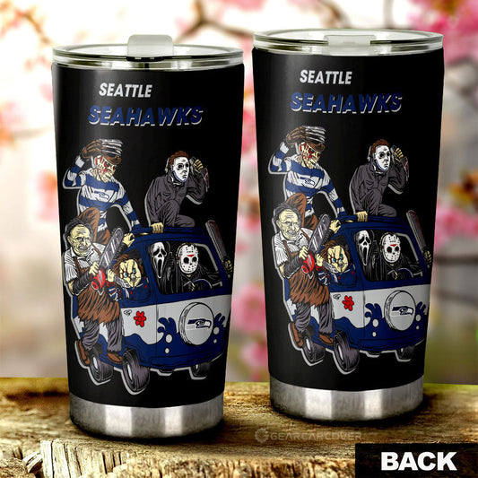 Seattle Seahawks Tumbler Cup Custom Car Accessories - Gearcarcover - 2