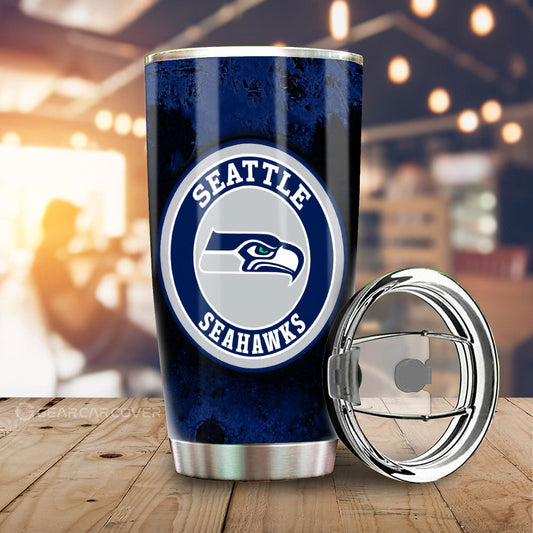 Seattle Seahawks Tumbler Cup Custom Car Accessories - Gearcarcover - 2