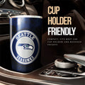 Seattle Seahawks Tumbler Cup Custom Car Accessories - Gearcarcover - 3